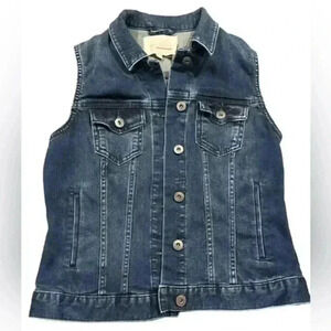 Two by Vince Camino Sleeveless Jean Vest Women’s Size XS